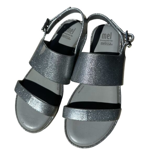 Mini Melissa Silver Sandals - Picture 6 of 6